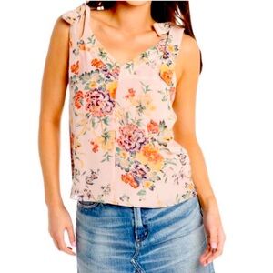 Rebecca Taylor Silk Marlena Tank Floral